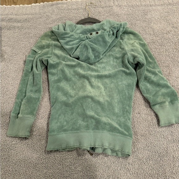 Juicy couture terry cloth zip up size xs - Picture 2 of 2
